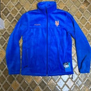 Men’s NY Mets Columbia fleece jacket NWT Size M